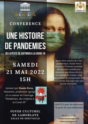 Conférence – Une Histoire de Pandémies, de la Peste de Justinien à la Covid-19