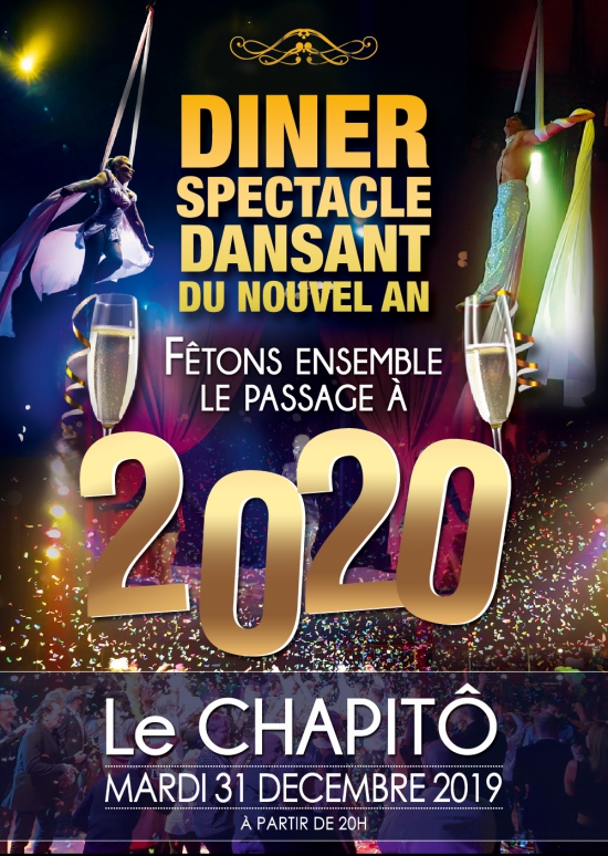 Diner Spectacle Dansant du Nouvel An LE CHAPITO, Lille, 59260