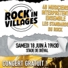 affiche Rock'in Villages - Fête de la Musique 2022