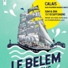 affiche Visite du Trois-mâts Belem - Quai Fournier, Bassin Camot, Calais - Journées du Patrimoine 2022