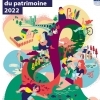 affiche Reproduction du logo dreamworks en art recyclé - Journées du Patrimoine 2022