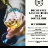 affiche découvrez les coulisses de la distillerie D'Hautefeuille - Journées du Patrimoine 2022