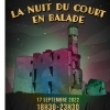 affiche La Nuit du Court en Balade - Site de Folleville - Journées du Patrimoine 2022