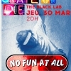 affiche NO FUN AT ALL + BURNING HEADS